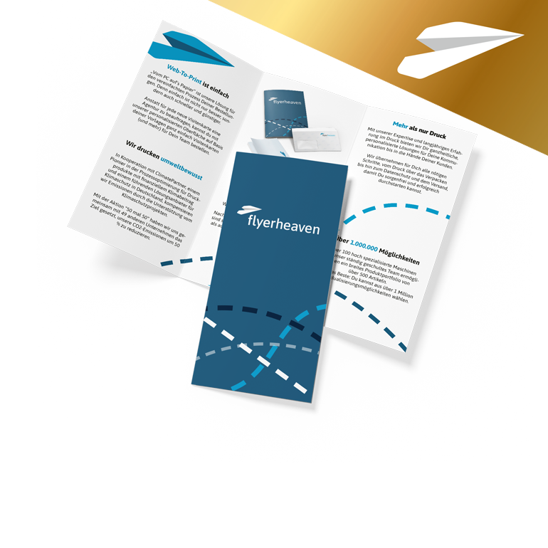 Folder / Faltblätter (Premiumpapier)