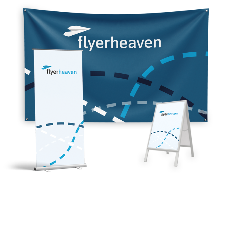 Werbetechnik (Banner, Schilder, Roll-ups)