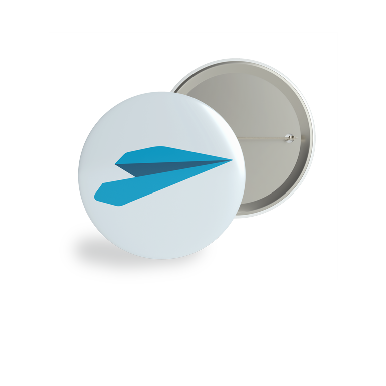 Ansteckbuttons rund