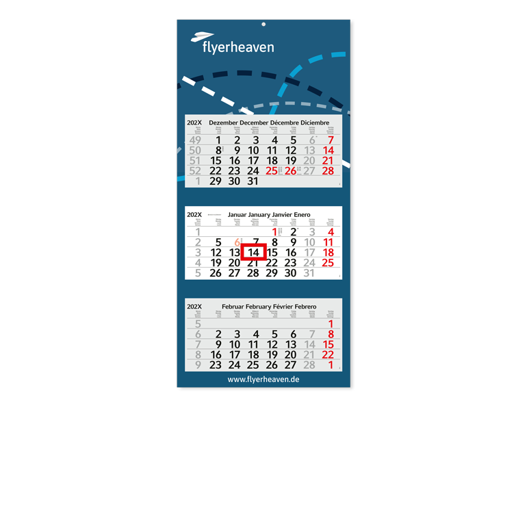 3-Monatskalender